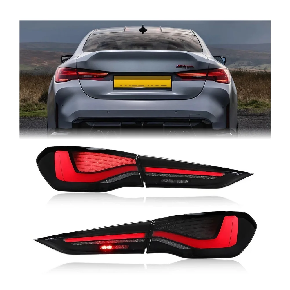 4 Series G22 2020-2024 Taillight Rear Lamp Taillights LED Tail Light Plug and Play DRL Signal Automotive Accessories for BMW