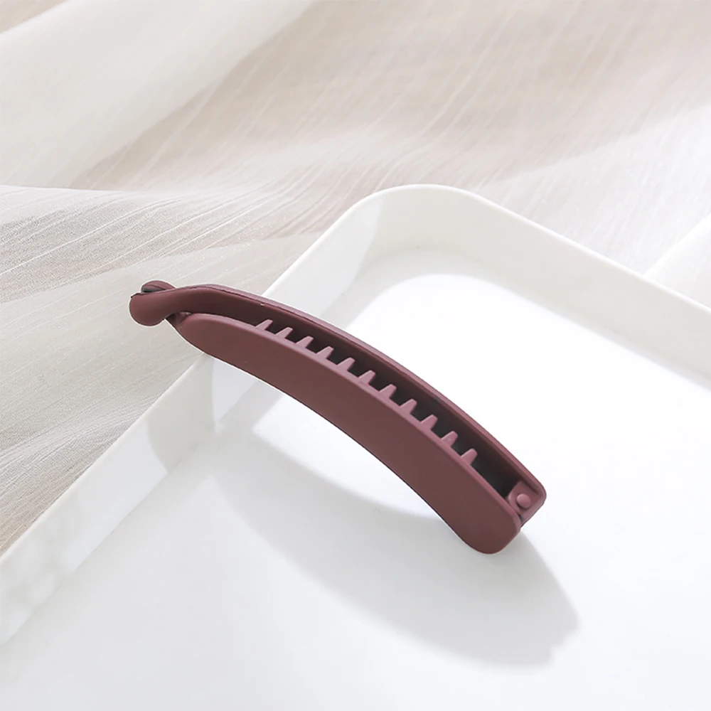 

Модные аксессуары для волос, женские однотонные когти для волос, зажим-банан, держатель для хвоста, заколки для волос