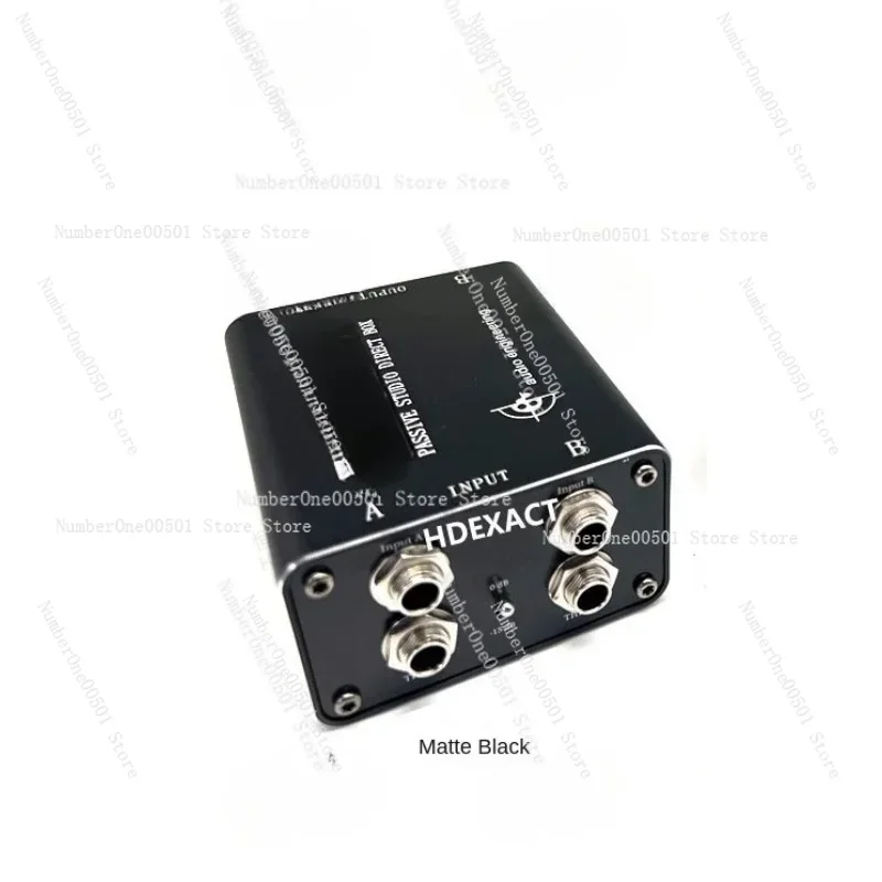 Dual DI Box Electric Guitar Electric Bass Mixer Connector Impedance Converter Two-way Converter Guitar DI