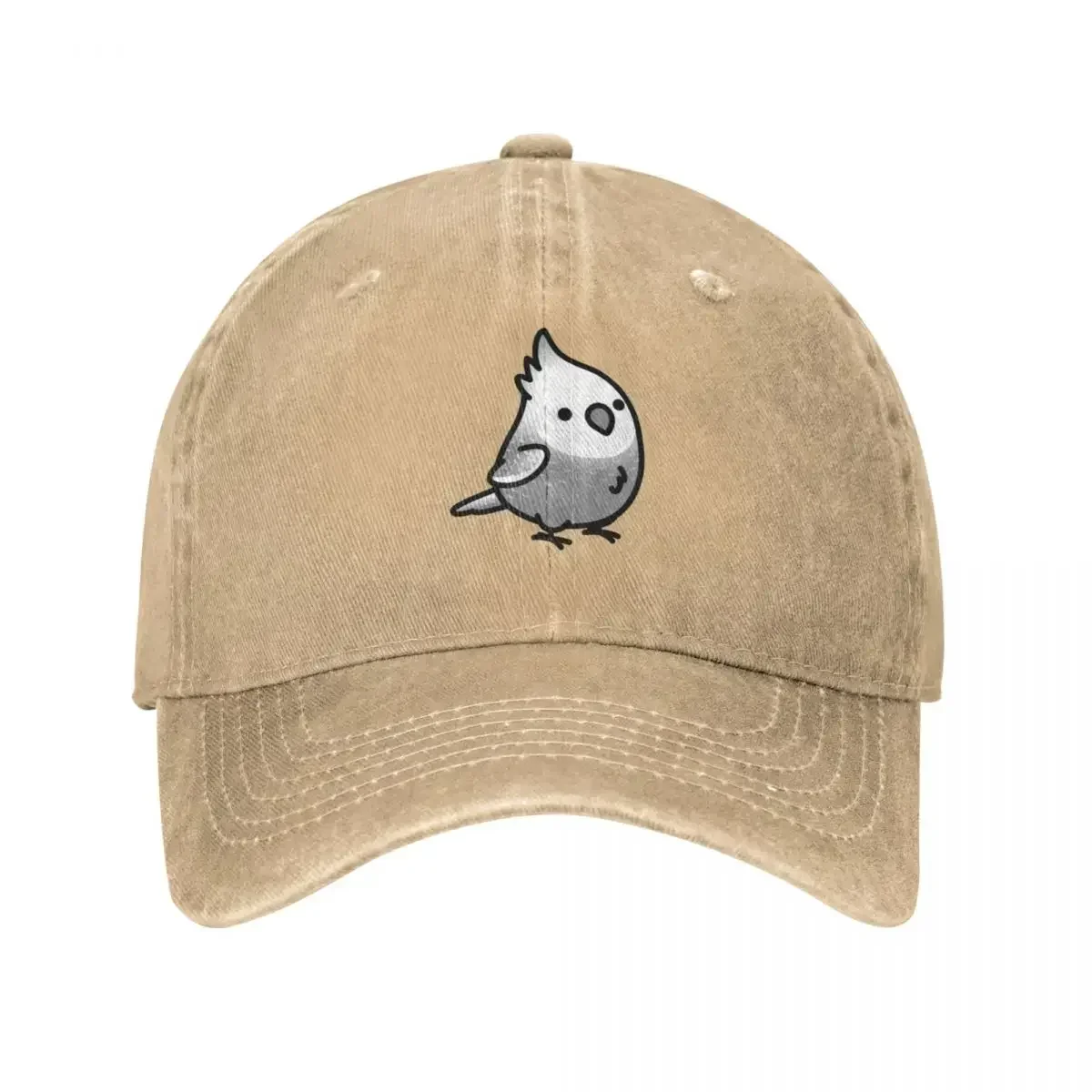 

2023 New Chubby White-faced Pearl Cockatiel Cap Cowboy Hat Custom Cap Military Tactical Cap Sun Hats For Women Men's