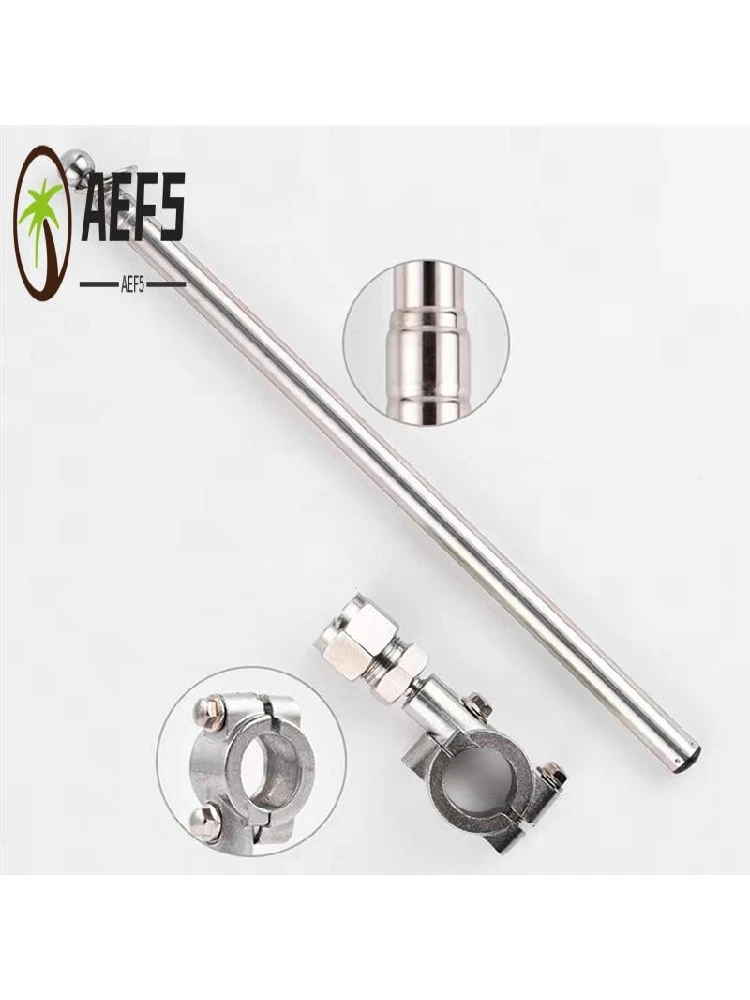 AliExpress AEF5-Bike Flag Pole Motorcycle Flagpole Cycling Handlebar Holder Mounting Stand Flag Pole Holder Accessories