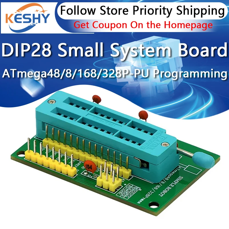

ATmega48/8/168/328P-PU DIP28 Small System Board Can Be Made For Arduino Programming Seat