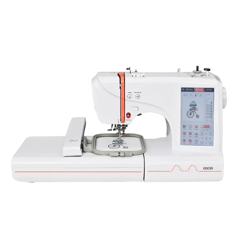 Automated High Q-uality Easy To Use Small Computerized Embroidery Machine with Good  Poolin EOC05 Wholesale MultifunctionalPrice