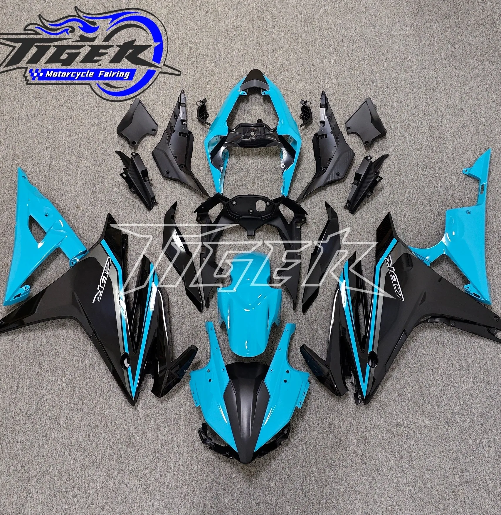 Racing Motor Body Panel Cap For HONDA CBR500R 2018 2017 CBR 500R 2016 Motorcycle Fairing Kit | Cool Chameleon Purple Blue