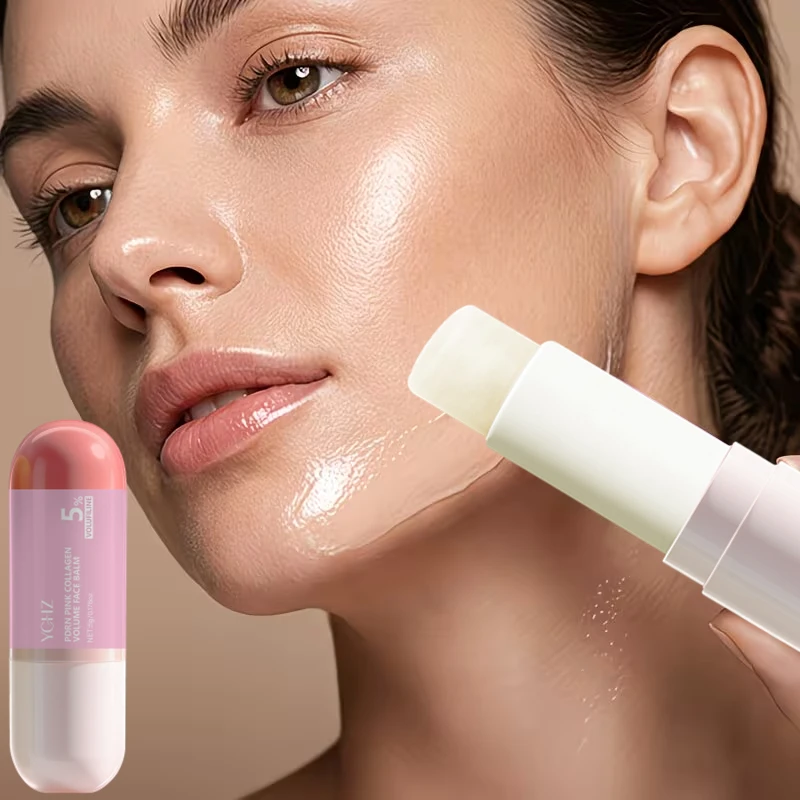Collagen Moisturizing Stick, Lightweight and Delicate Texture, Gentle Nourishment, Comfortable All Day Long, Moisturizing Day and Night, Suitable for All Skin Types, Ideal as a Pre-Makeup Primer