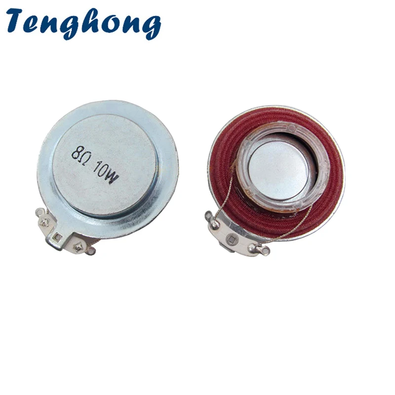 

2pcs 1.75 Inch 44MM Planar Vibrating Speaker 4 8 Ohm 10W Audio Resonance Exciter Electronic Picture Frames Guitar Instrument