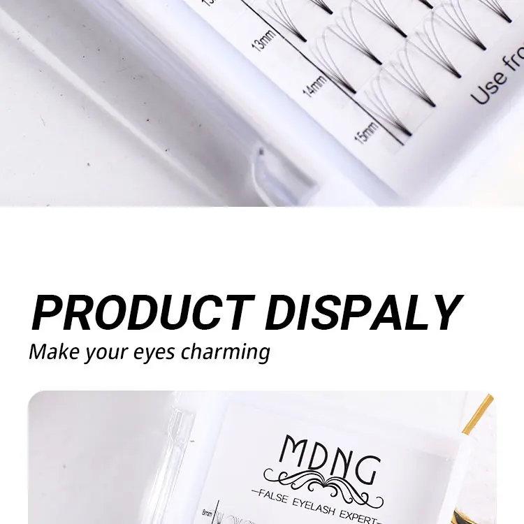 MDNG Eyelashes Premade Wide Fans 3d/4d/5d/6d/ Short Stem J  B C D Volume Professional Eyelash Extensions Faux Mink