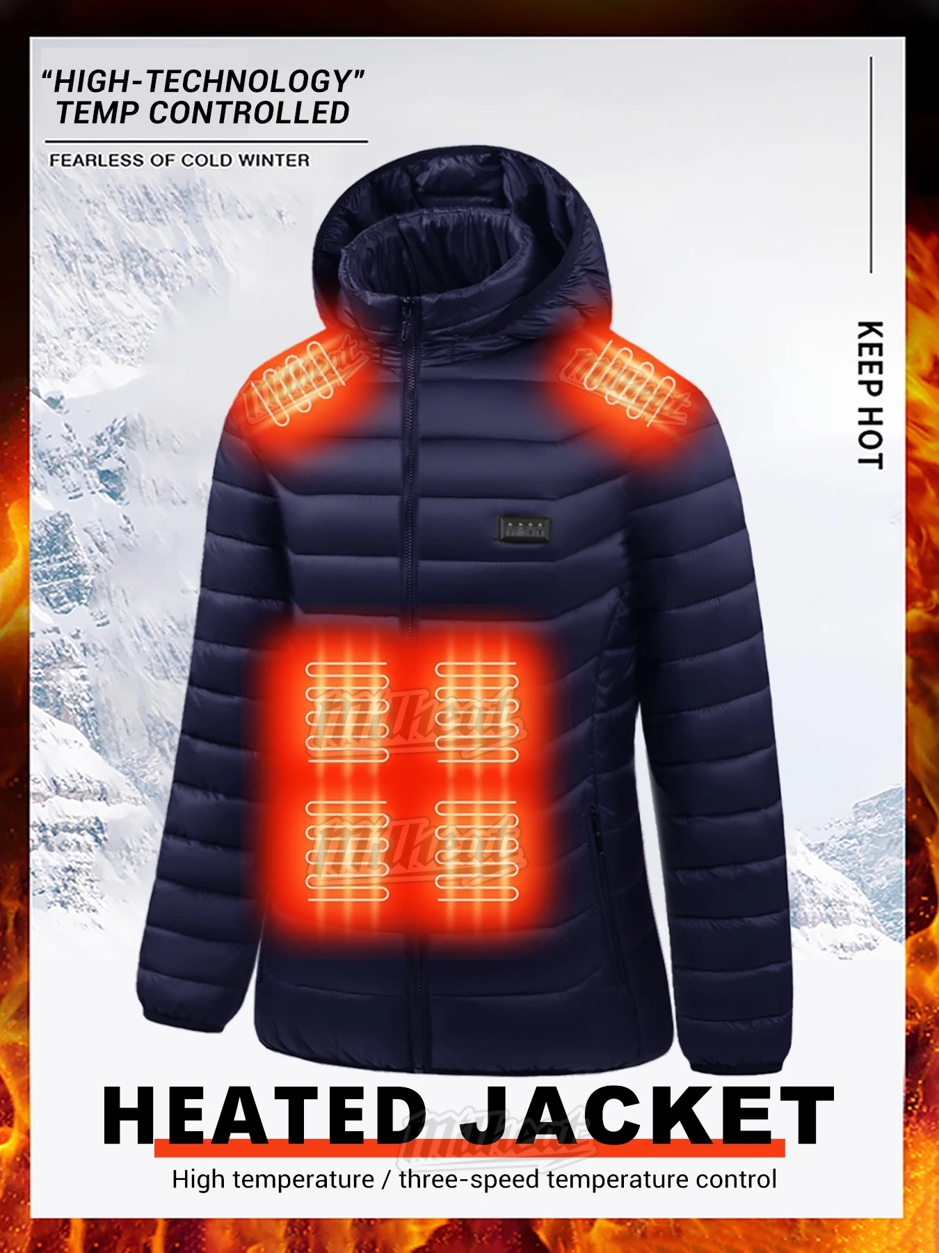 [Dames Smart Heating Jacket] 2 - Winter Clothing For Sale recensie en prijs