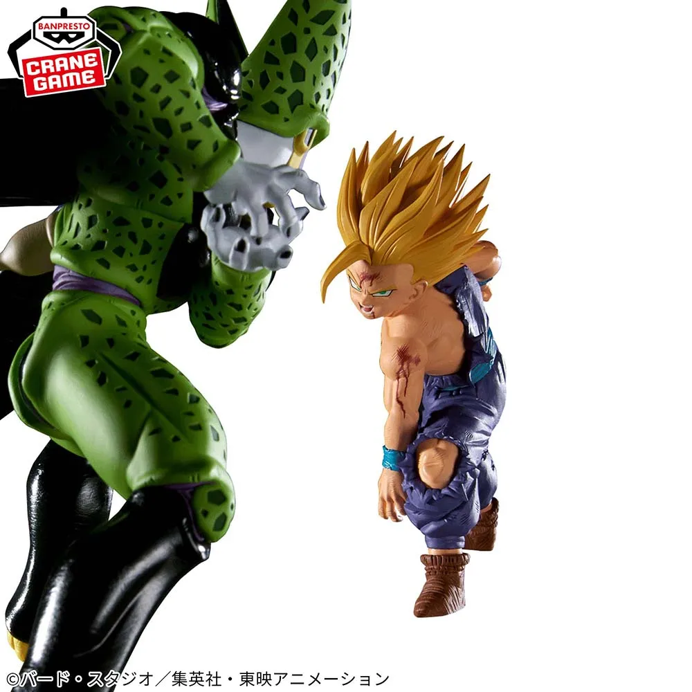 Gohan Cell Dragon Ball Z BANDAI BanprestoIn Stock Original MATCH MAKERS Super Saiyan Son figura modelo Anime juguete en caja genuina
