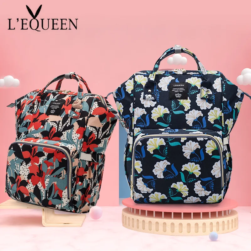 New Fashion Oxford Multi Functional Wear Resistant Insulation Large Capacity Zipper Mommy Bag Backpack for Travel Diaper Bags