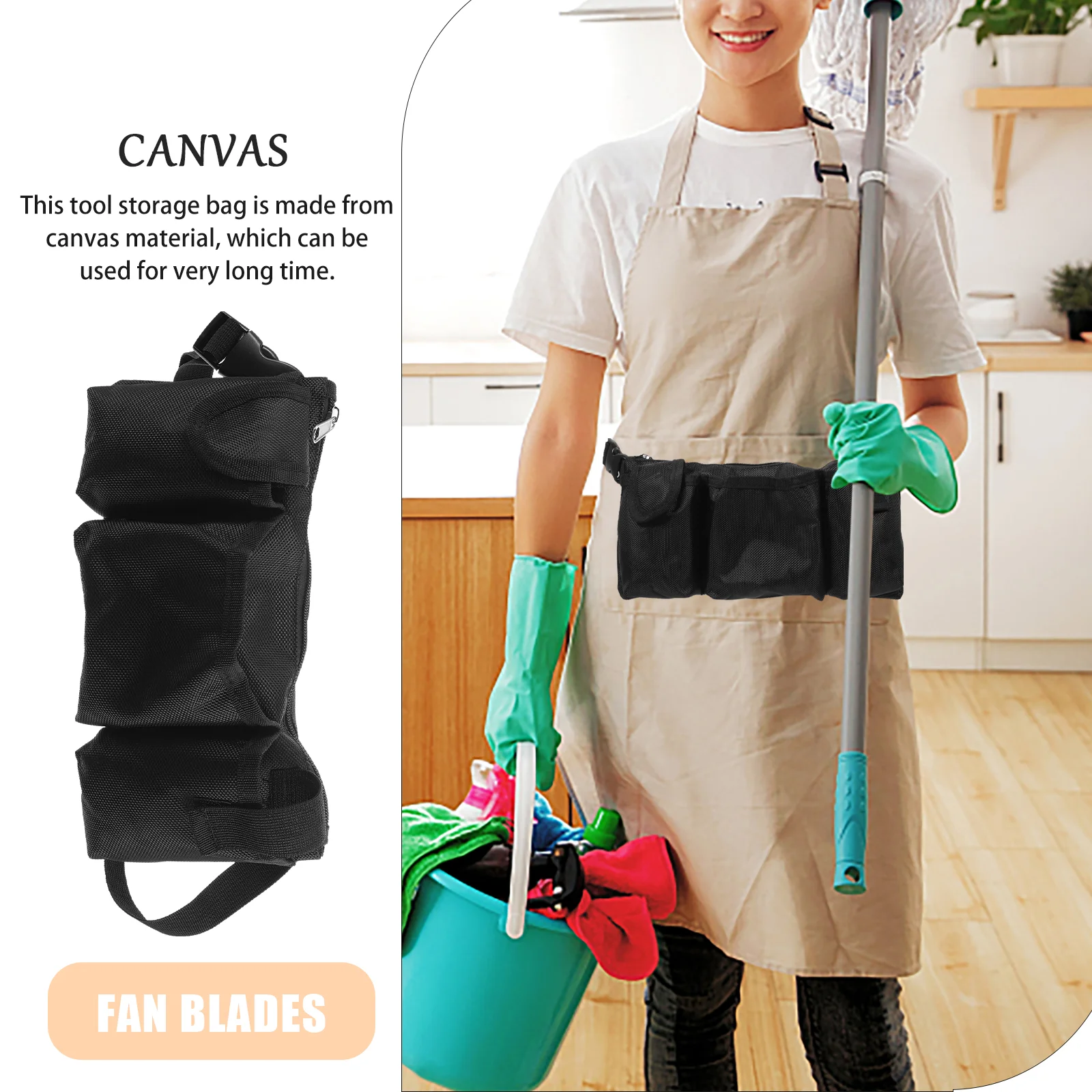 Cleaning Utility Belt Apron Tool Bag Spray Bottle Organizer Toolbox Electrician Holder Miss Cleaners
