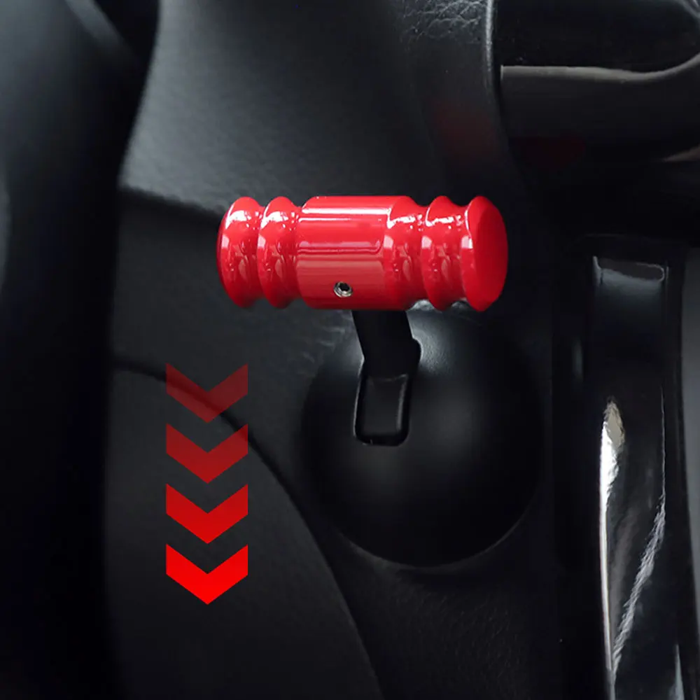 1Pc Red/Black Car Push To Start Button Rocker Lever Engine Start Stop Button Automotive One-Touch Start Button Starter Cover