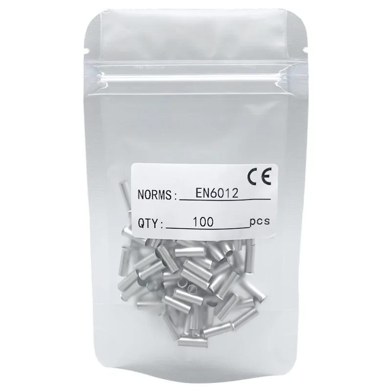 Nicht isoliertes Kabelendklemmen-Set aus reinem Kupfer EN0508 EN1008 EN4009 Nackte Aderendhülsen Crimpklemmen Drahtverbinder – Detail 5
