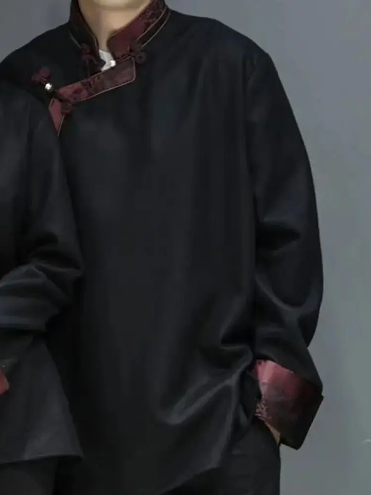 Jesienna nowa koszula para tybetańska klasyczna koszula kardigan kurtka