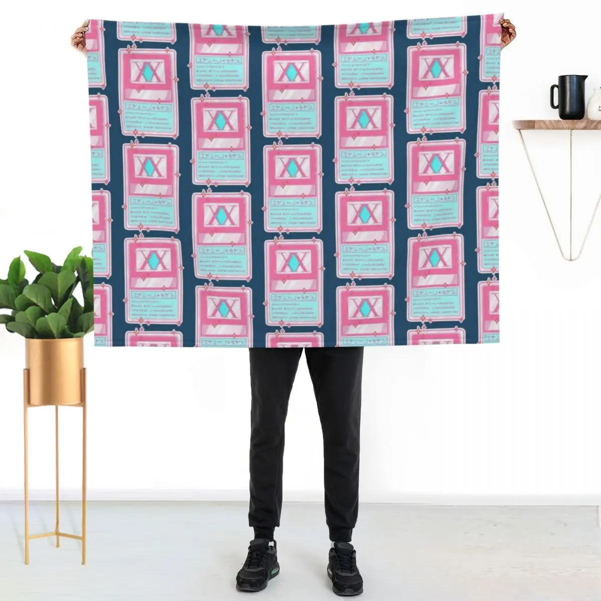 

Hunter License (Pink Edition) Throw Blanket Outdoor Soft Blanket for Picnic Beach Camping