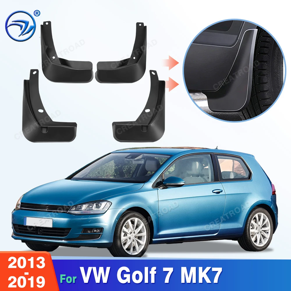 For Volkswagen VW Golf 7 MK7 2013 2014 2015 2016 2017 2018 2019 Fender Mudflaps Splash Guards Mudguards Mud Flaps Accessories