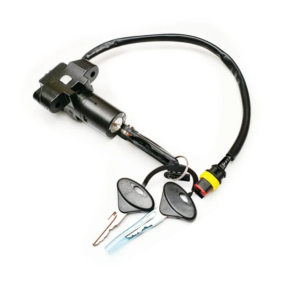 Motorcycle Fuel Tank Cap Lock Ignition Switch Lock Set Seat Lock Set With Keys For QJMOTOR Qjmotor SRK400 SRK 400