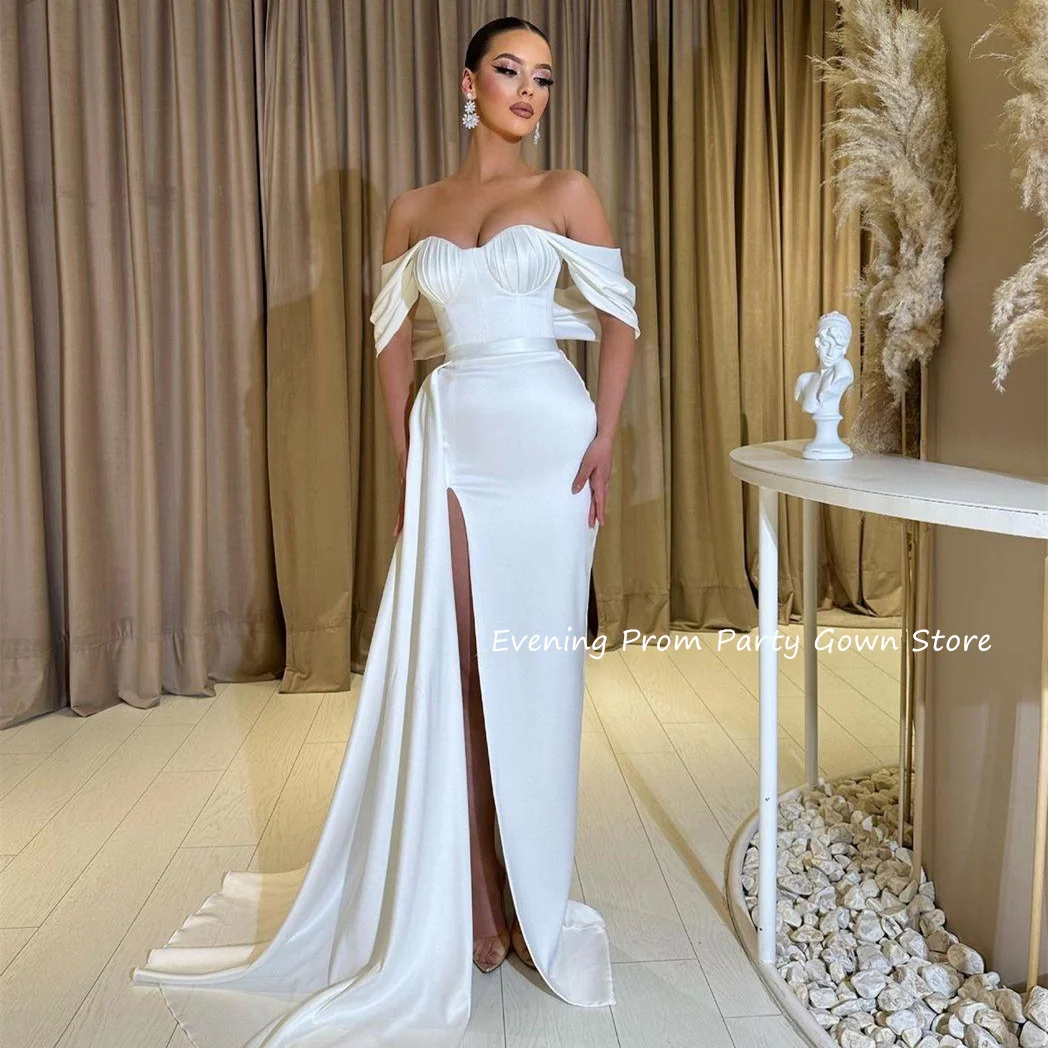 

Simple Mermaid Evening Dresses Formal Wedding Party Dress vestidos de fiestas elegantes mujer فساتين للمناسبات الرسمية vestidos