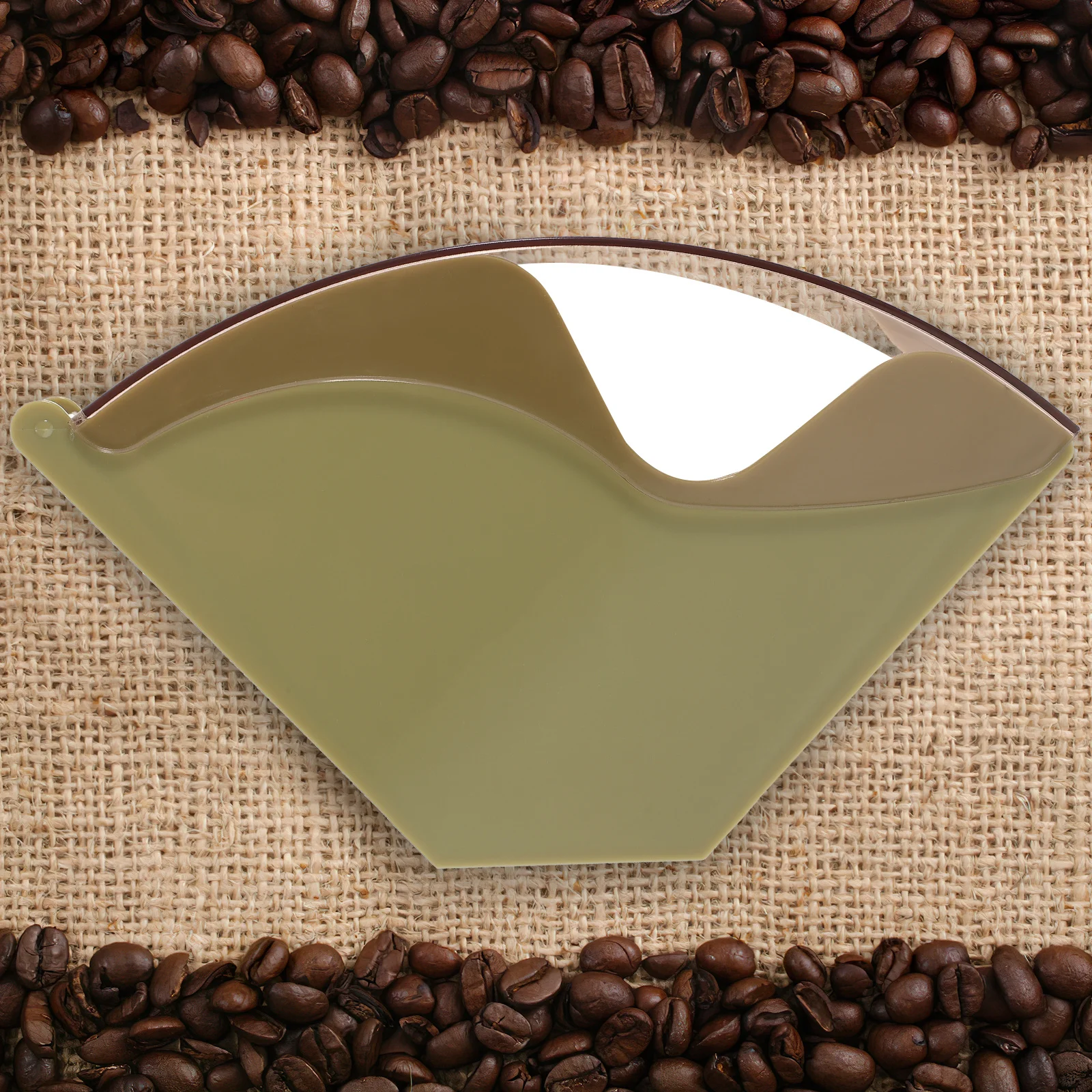 

Coffee Filter Storage Rack Tabletop Stand Durable Material Large Capacity Exquisite Design Compact Size Coffee Filter Storage