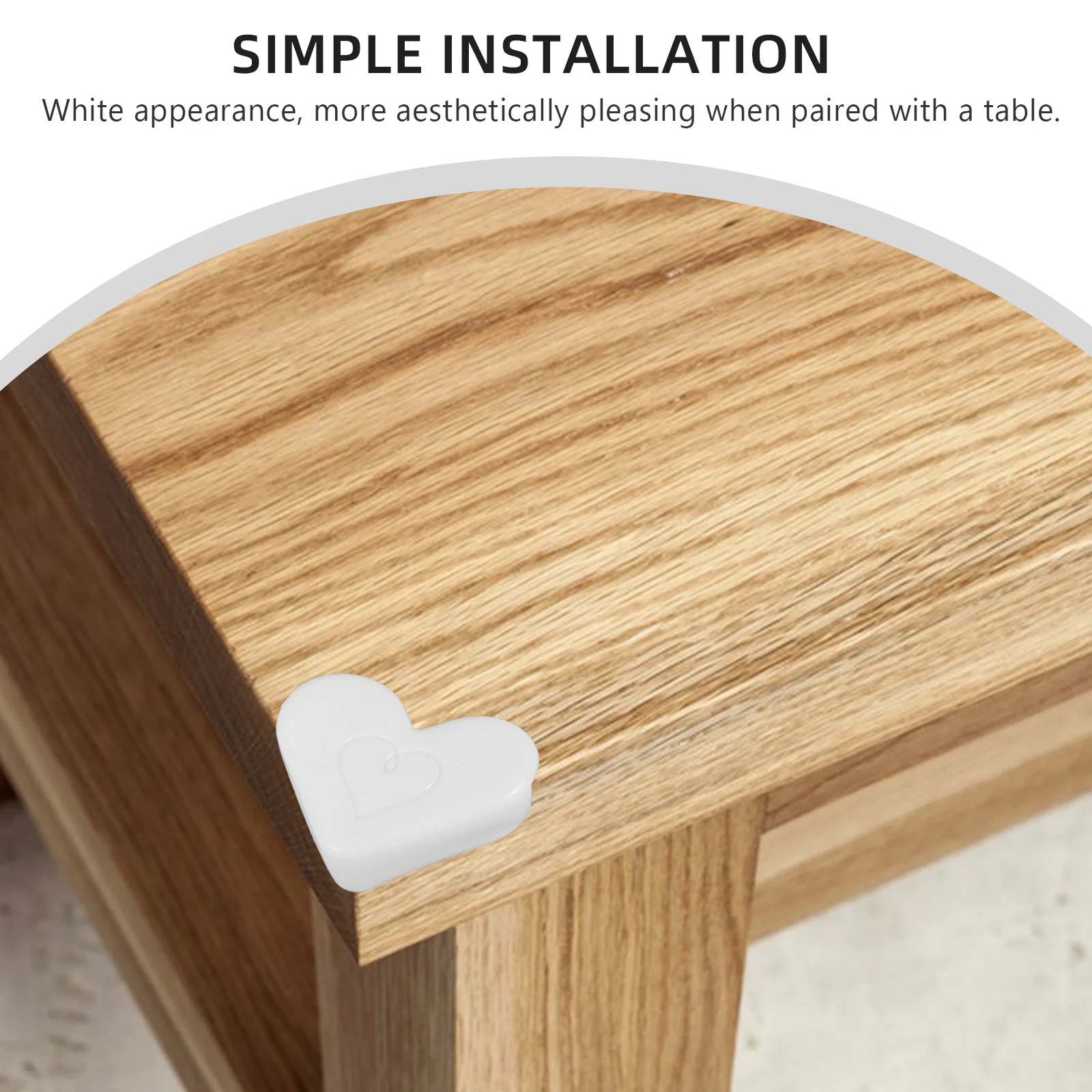 

10 Pcs Anti-collision Corner Protector Guards Safety Protectors Covers for Furniture Table Bumper