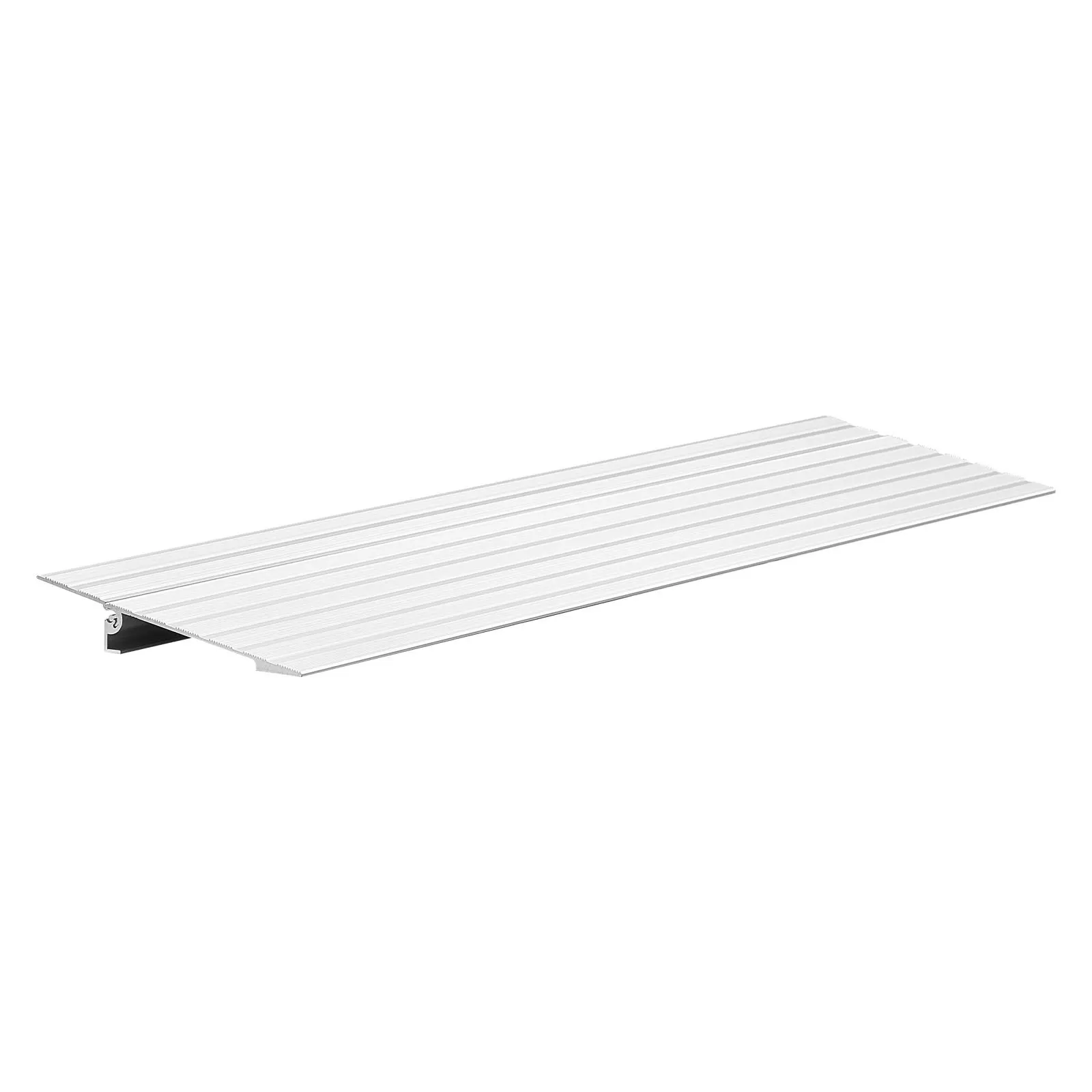 

Door Threshold Ramp, 1 Inch Rise, Aluminum Alloy Threshold Ramp Rated 800 Lbs Load Capacity, Handicap Ramps For Home Steps For
