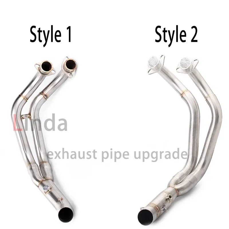 For Yamaha MT07 MT-07 FZ07 2014 -- 2023 R7 2021 - 2023 Motorcycle Exhaust Full System Front Pipe Modified 51mm Muffler Slip on