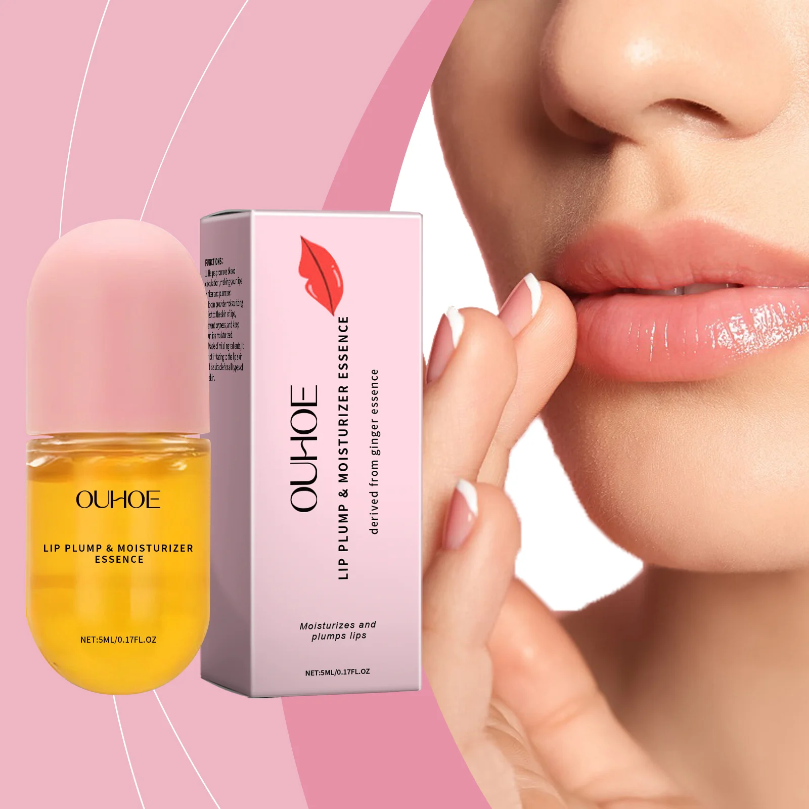 Aceite labial hidratante y nutritivo, labios ricos e hidratantes, labios hidratantes y nutritivos, hidratante, elástico, reparador