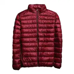 Men Padded Jacket Long Sleeve Outwear Zipper Placket Pockets Quilt Coats Clothing