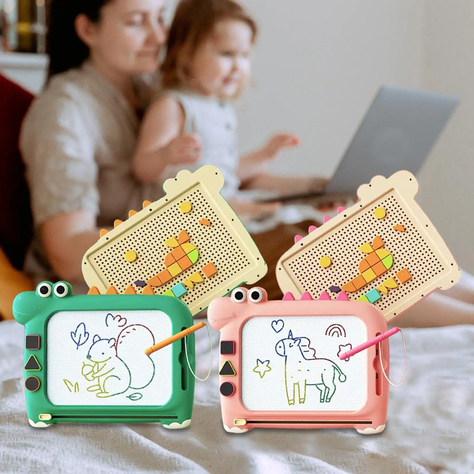 Drawing Doodle Board Toy Erasable Drawing Pad Gift for Kids Toddler Early Educational Creativity Toy