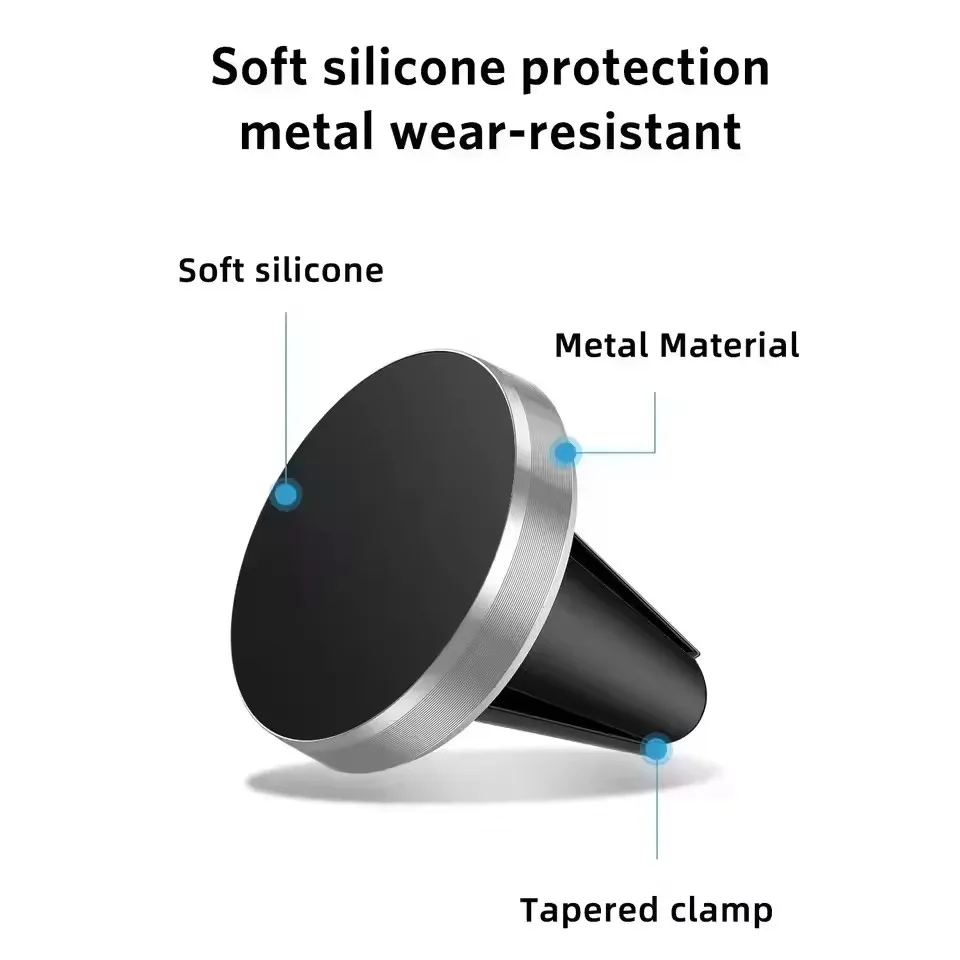 Air Vent Magnet Smartphone Mobile Stand Magnetic Car Phone Holder Cell GPS Mount For iPhone 16 15 14 13 12 Xiaomi Samsung Holde - view 6