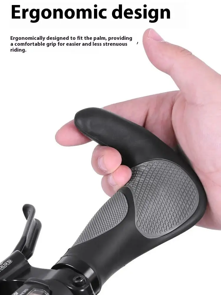 AliExpress NPY Bike Handlebar Grips, Soft Gel Inserts Shock Resistance Ergonomics Comfort Design,for MTB Bicycle Mountain Bike Grip
