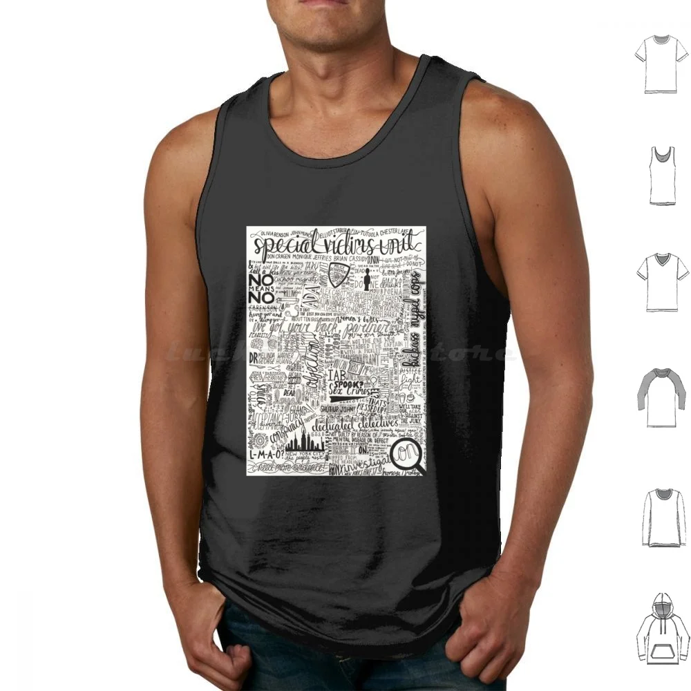 

Law _ Order-Svu Masterpiece Tank Tops Print Cotton Svu Law And Order Law And Order Svu Olivia Benson Special Victims Unit