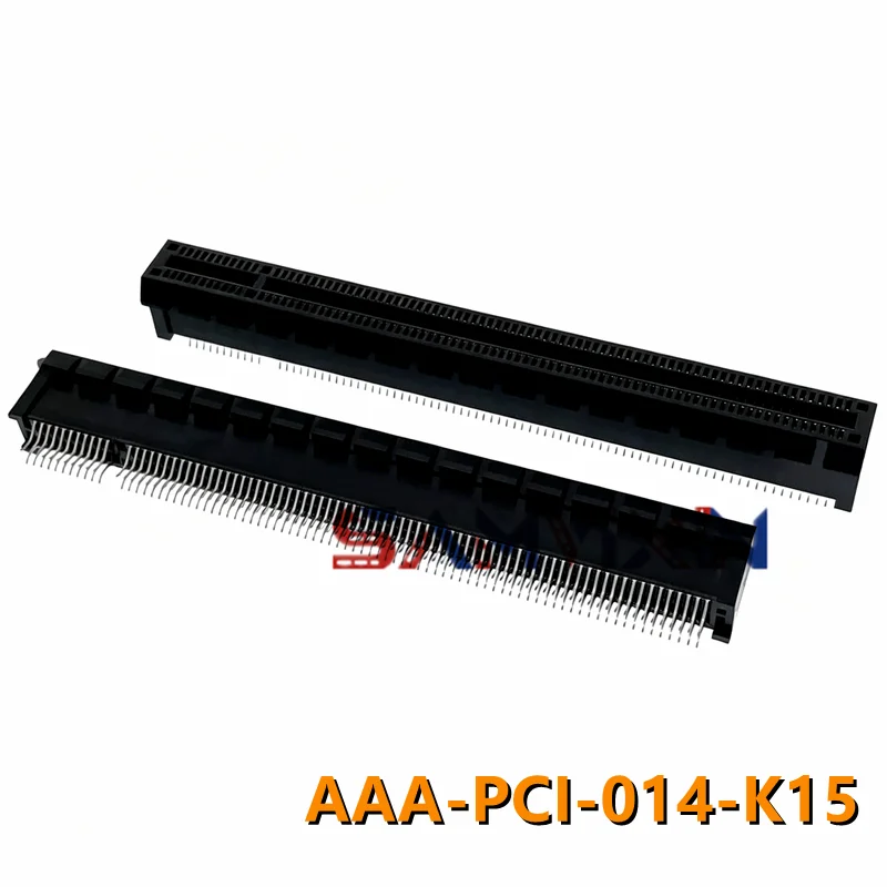 AAA-PCI-014-K15 (10pieces) PCIe x16 Slot Connector 164Pin SMD 0.8mm Pitch with Lock for Graphics Card, Original In Stock