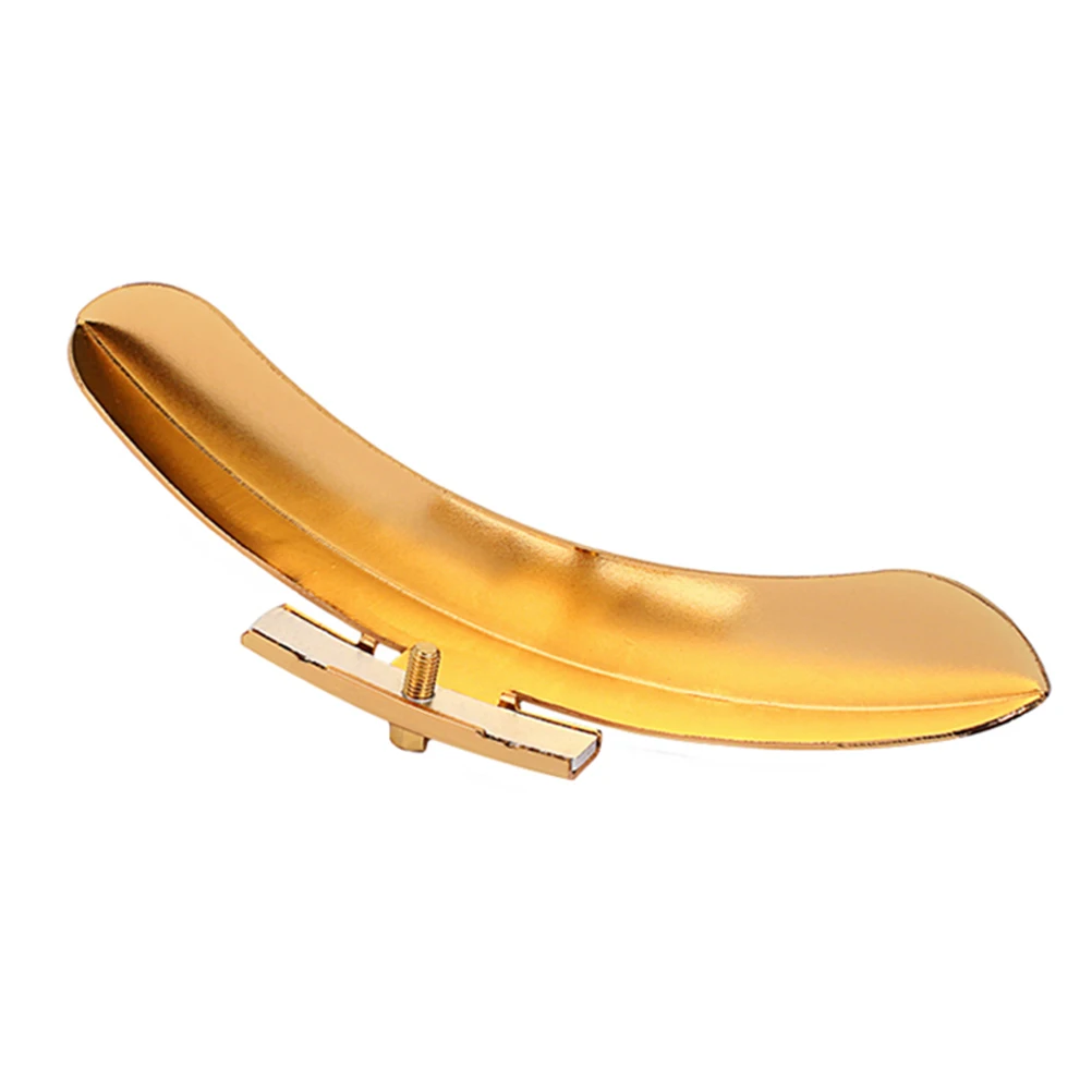 

Golden Banjo Armrest Metal Zinc Alloy Mirror Finish Single Leg Replacement Part Banjo Protector Accessory Restoration Tool