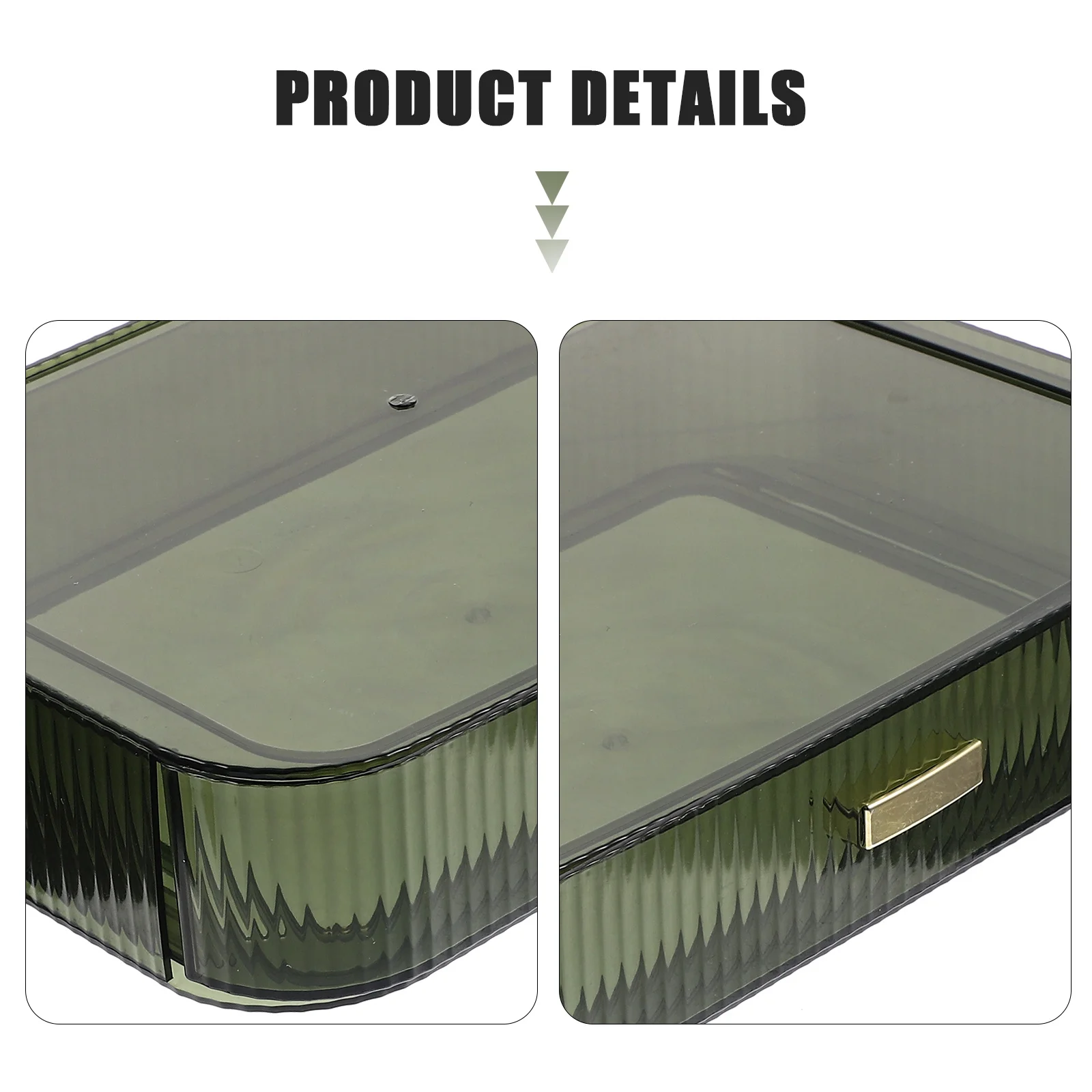 

Makeup Drawer Organizer Storage Container Desktop Sundries Organizer Clear Classification Easy Access Sturdy Long Use