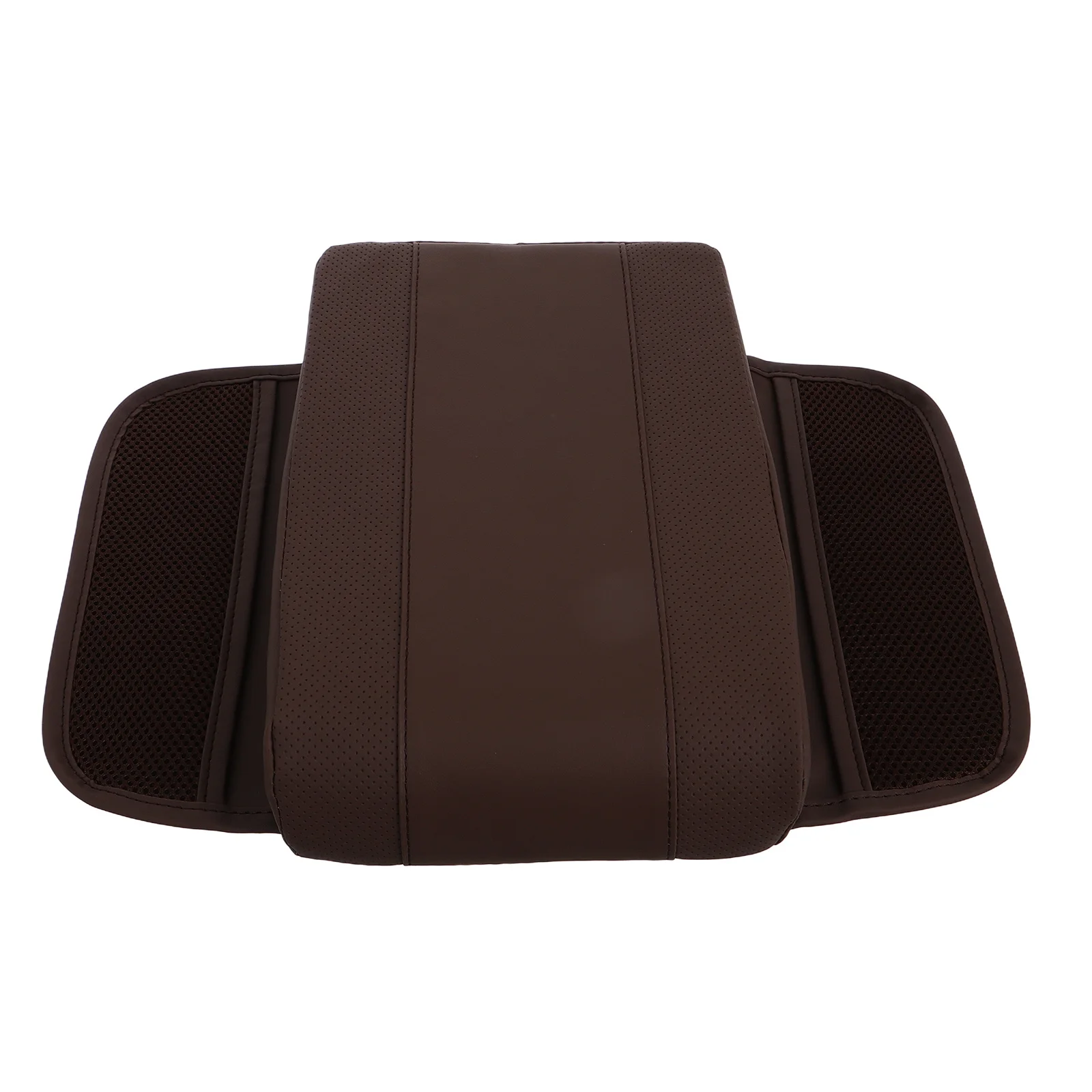 

Universal Car Center Console Armrest Cushion Mat Extra Height Soft Pu Stain Resistant Comfortable Easy Install Storage Pocket