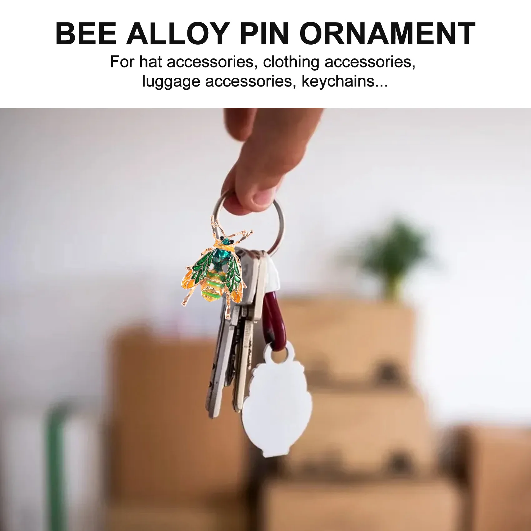 ABQR Moda Insetto Naturale Animale Smalto Spille Ape Spille in Lega Gioielli Vintage per Donne, Ape