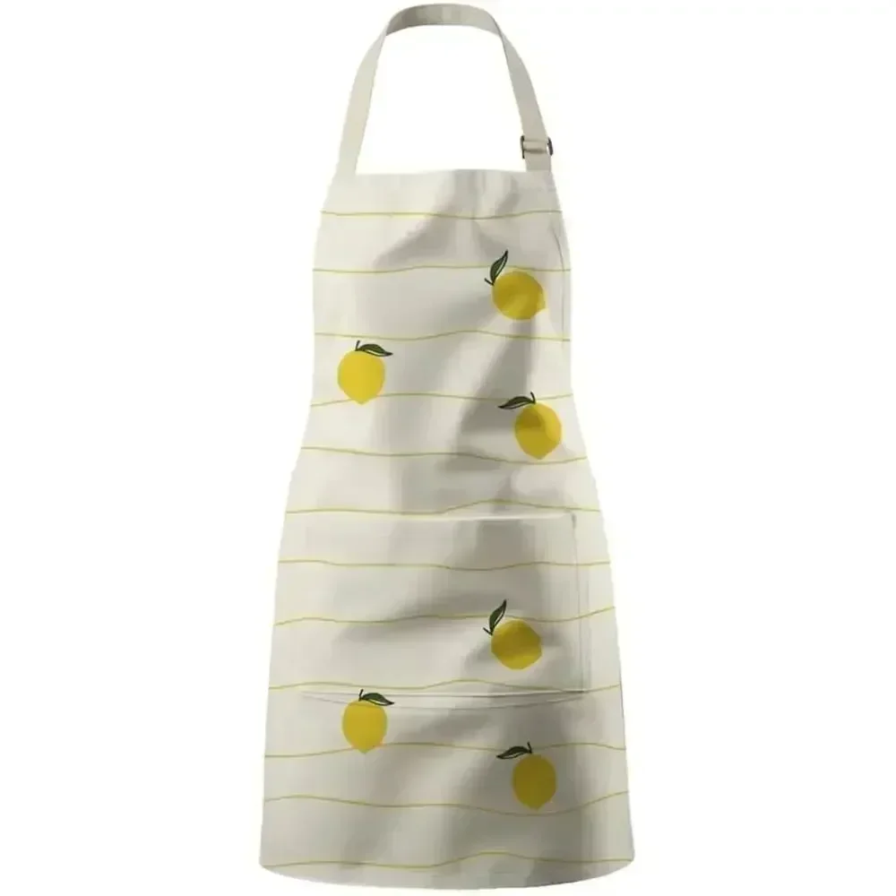 

Apron for Kitchen Cotton with Pocket,Bib with Adjustable Neck Strap | Apron for Cooking, Baking