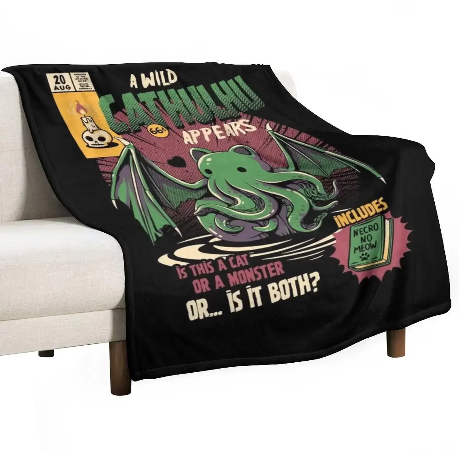 

Cathulhu Throw Blanket Soft Big Moving Blankets For Sofas Blankets