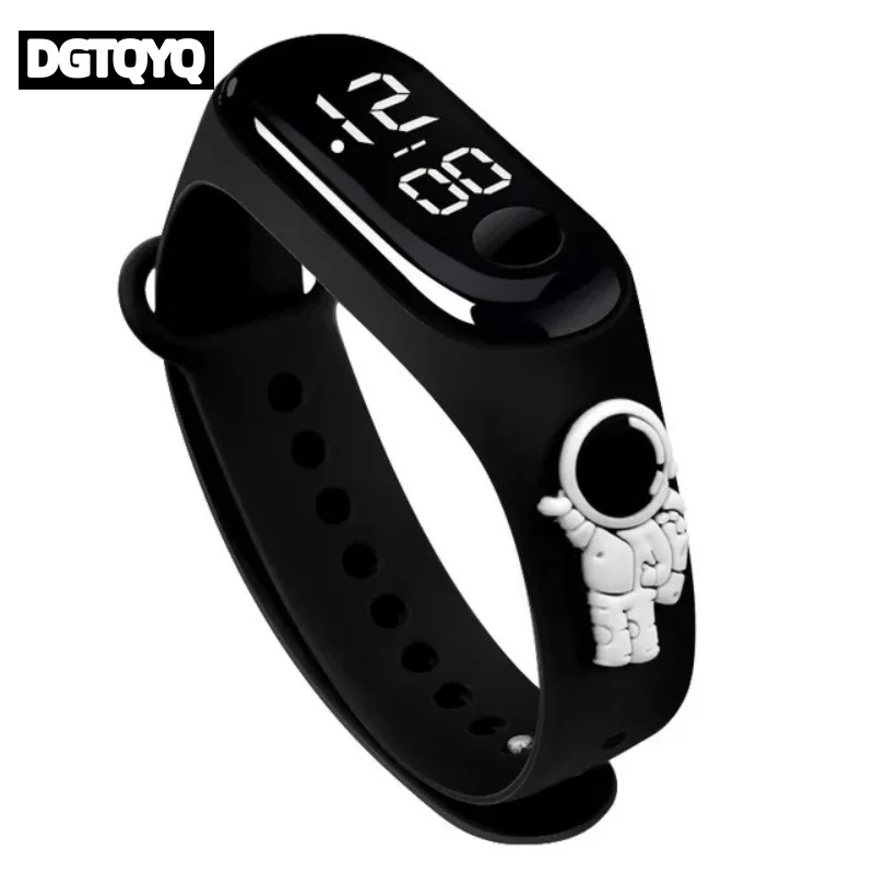 Waterproof Sports Watch for Kids Cartoon Space Astronaut Children Led Digital Electronic Watch for Boy Girls Bracelet reloj niño