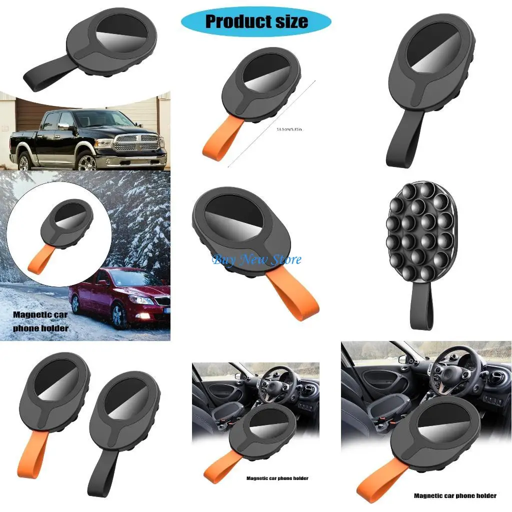 

20CE обновленная силиконовая подставка для телефона на присоске, безопасная магнитная ручка для телефона для автомобиля и дома,