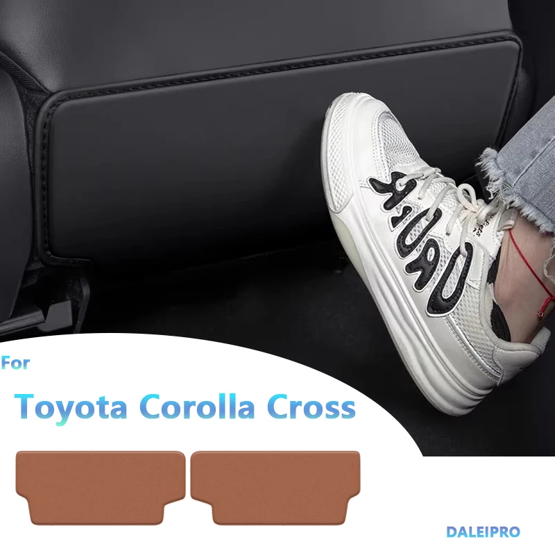 

Для Toyota Corolla Cross 2022-2026: Защитный чехол на спинку сиденья, коврик-накладка от грязи и царапин, из микрофибры и кожи