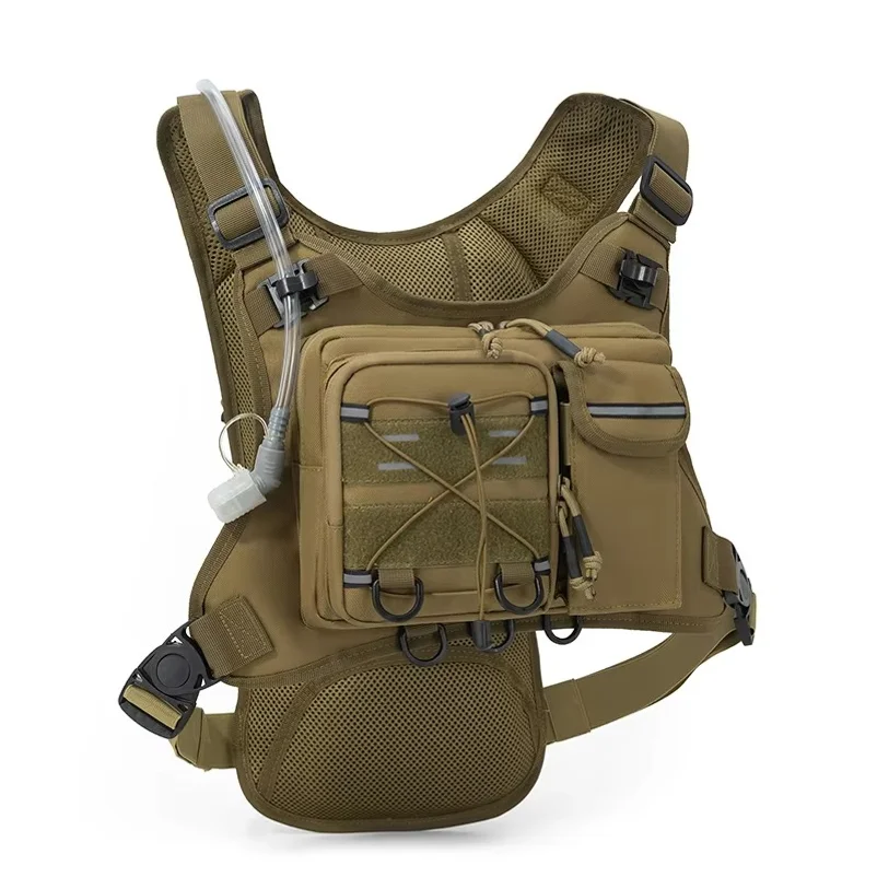Running Vest Chest Hydration Pack Outdoor Sports Backpack For Hiking Race Marathon Bag Men Women Sport Tactical Camping Backpack