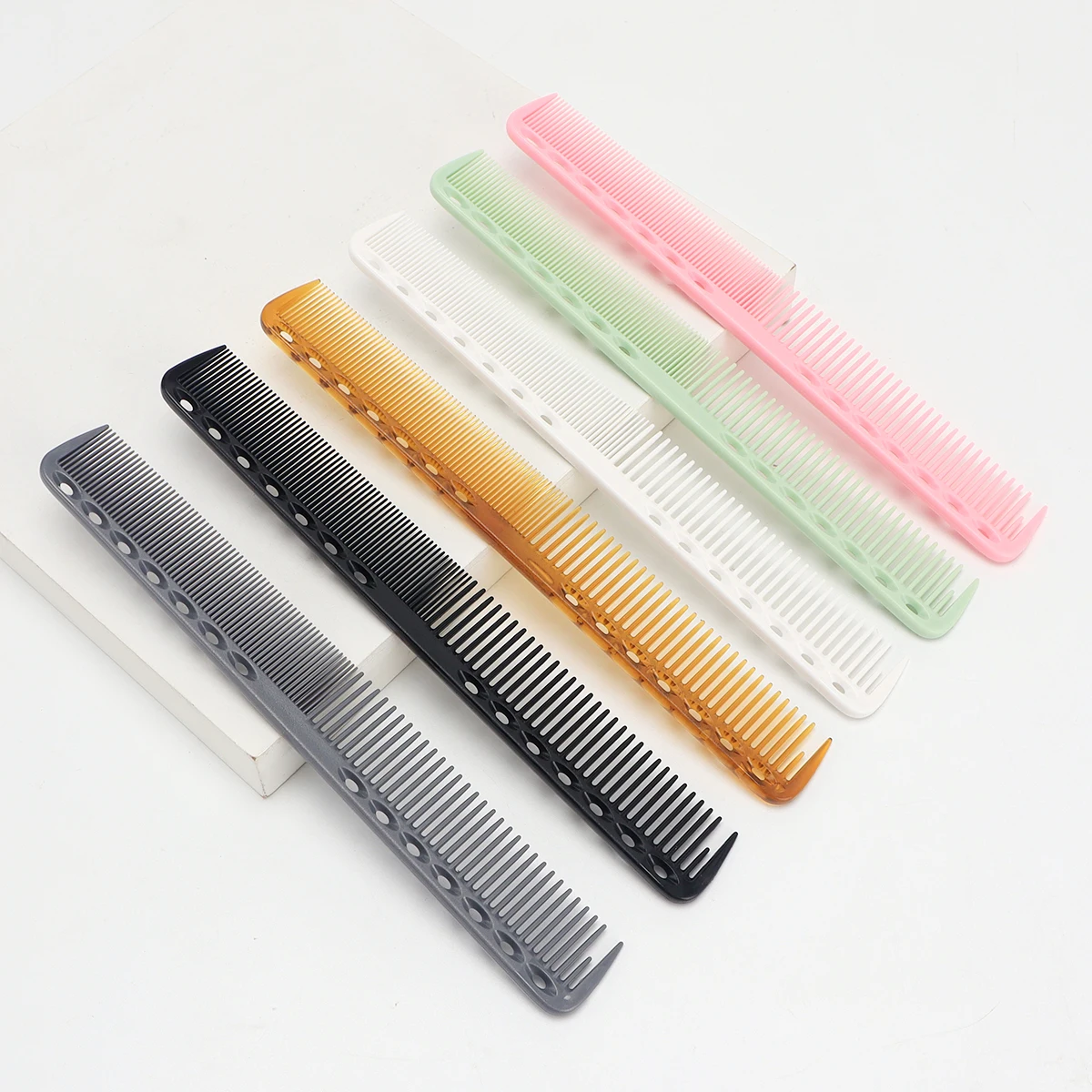 Multicolour Portable Anti-static Hair Combs Professional Barber Plastic Hairdressing Haicut Brush Salon Styling Tool Accessories image 5