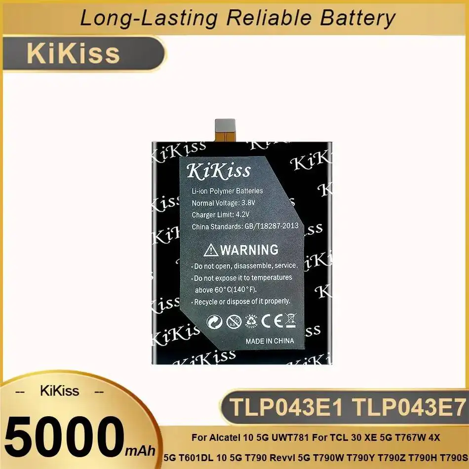 

Аккумулятор TLP043E1 TLP043E7 для Alcatel 10 5G, TCL 30 XE 5G, T767W 4X 5G, T601DL 10 5G, T790 Revvl 5G, T790W, T790Y, T790Z, T790S