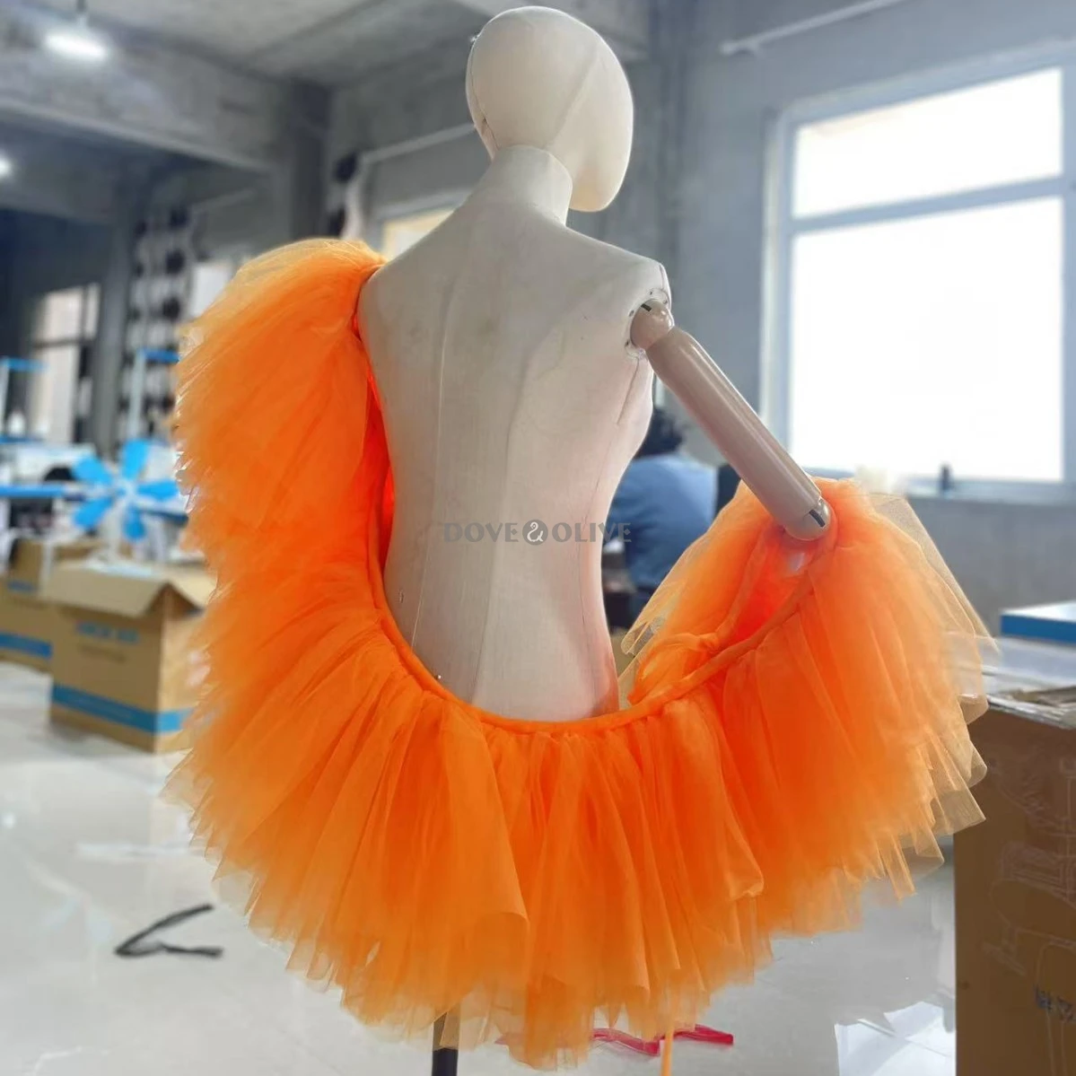 High Quality Tulle Wedding Wraps Ruffles Bridal Shawls Formal Party Women Bride Accessories Off Shoulder Capes