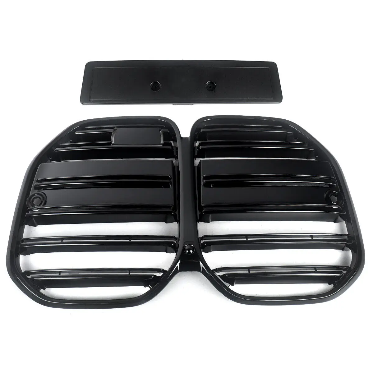 Magickit Voorbumper Grille Grill Glanzend Zwart Abs Voor Bmw 4 Series G22 G23 2d 2021-2023 Bmw G22 Auto-Accessoires Tools