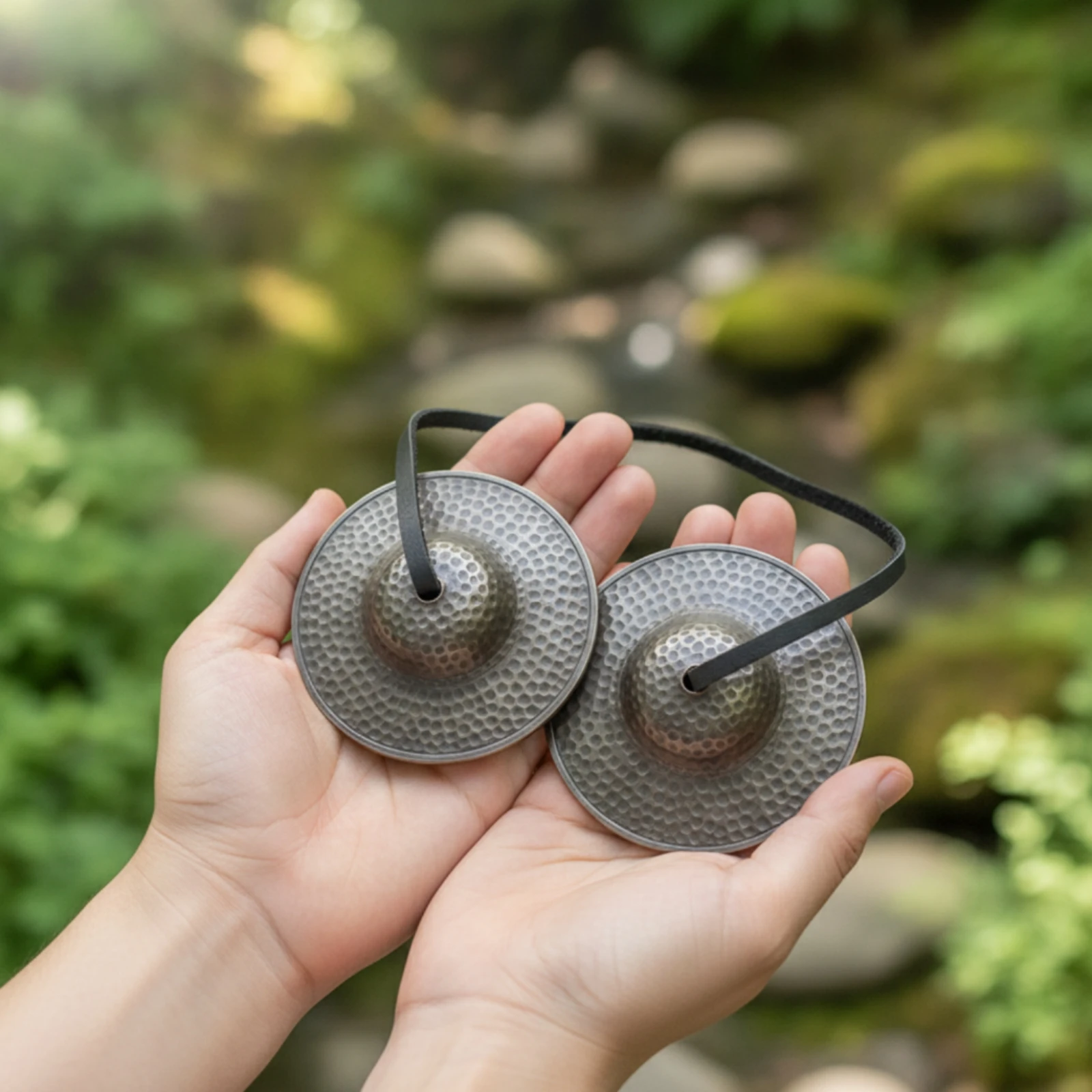 Tingsha Bells Resonant Tingsha Cymbal Cymbals with Cord Clear Bell Authentic for Meditators, Meditation, Sound Healing