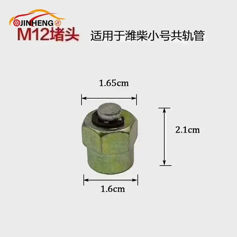 Common Rail Tube Plug Common Rail Injector Cap Common Rail Injector Tube Block-Off Tool Sealing Plug M12 M14 M16 M18 M20