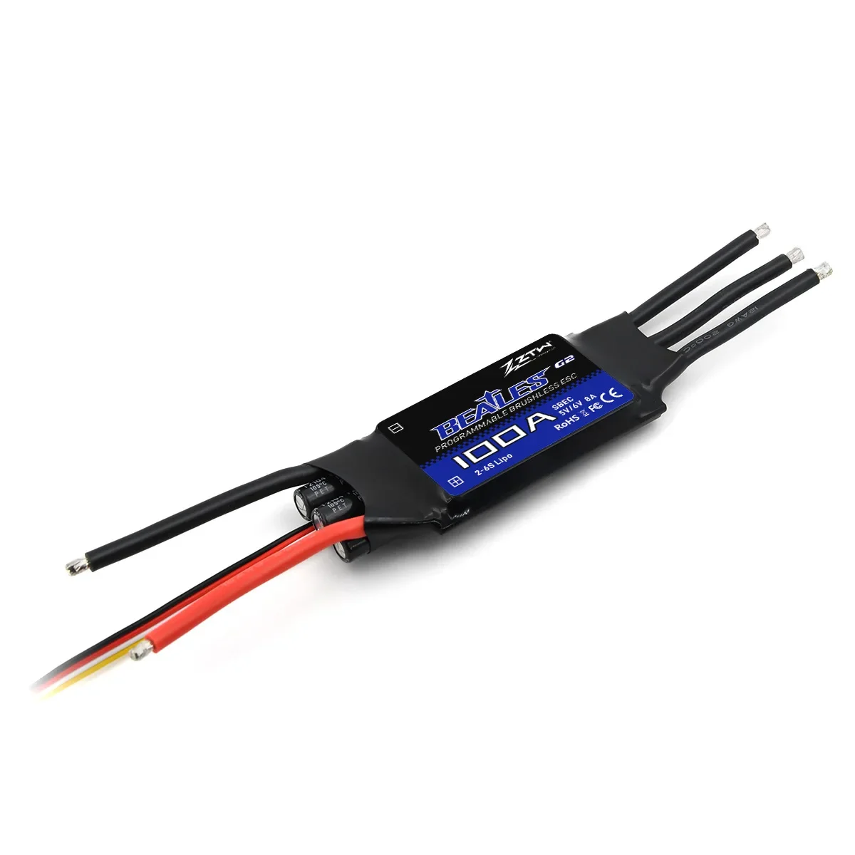 G2 ZTW Beatles 100A G2 6S Fixed Wing Duct Brushless ESC